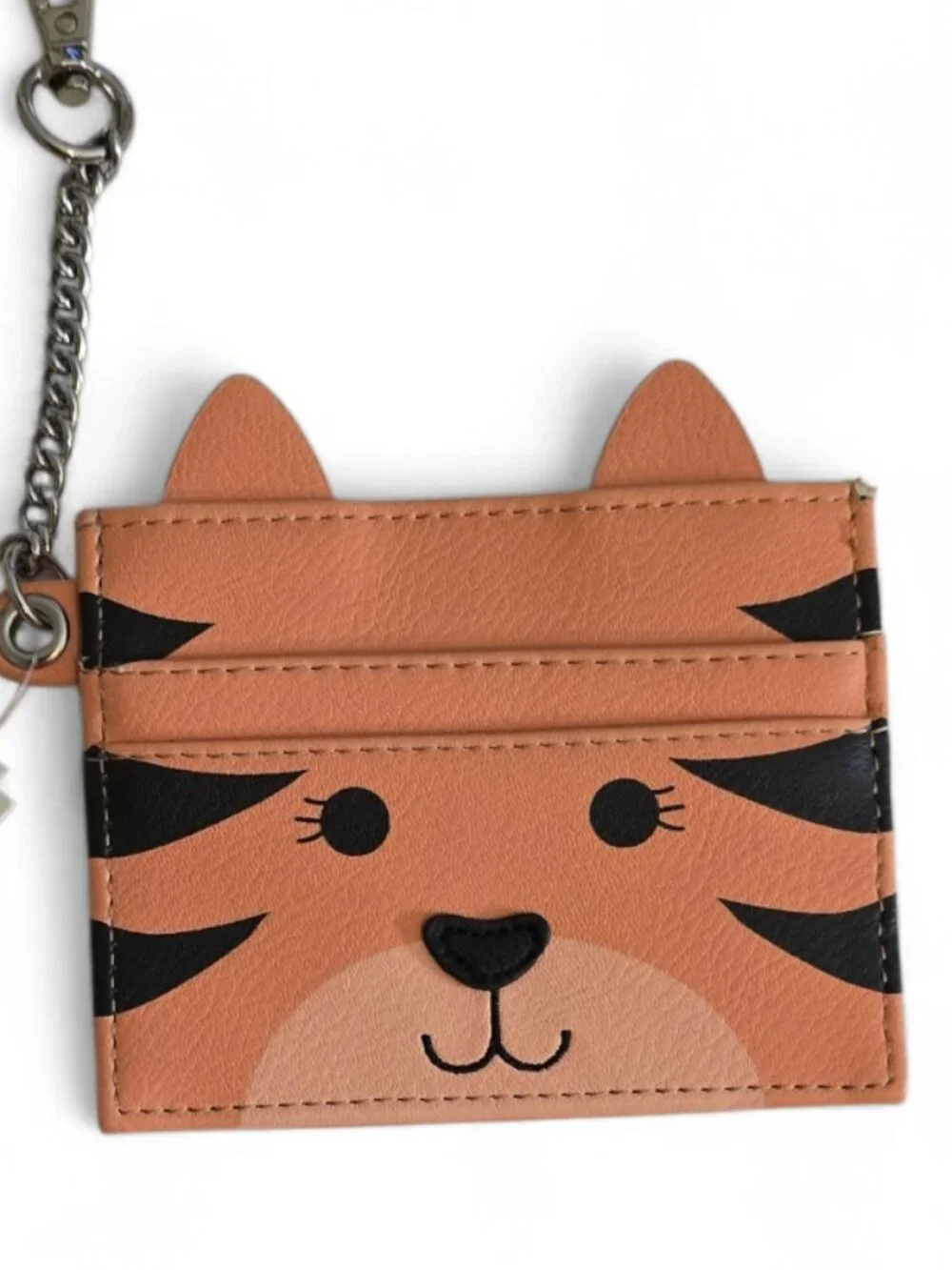 Madden Girl Animal Card Holder Keychain Wallet NWT Cute Lamb Tiger Coin Purse - Picture 7 of 10